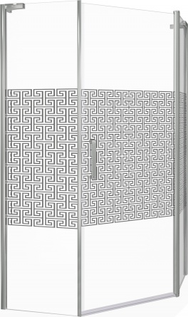 Душевой уголок Good Door Fantasy PNT-90-F-CH 90x90 фото 2