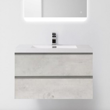 Тумба для комплекта BelBagno Luce 100 stucco cemento leggero фото 1