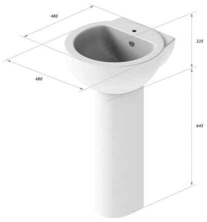Рукомойник Sanita luxe Art luxe фото 4