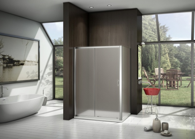 Душевой уголок Good Door Latte WTW+SP-G-WE 140x80 фото 2
