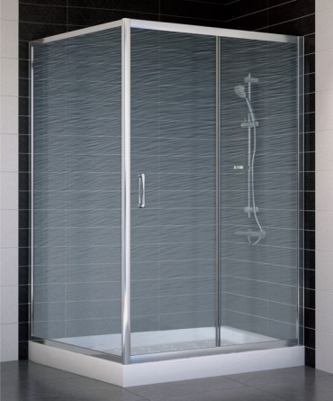 Душевой уголок Vegas Glass ZP+ZPV 120*100 08 02 стекло шиншилла, 120x100 фото 1