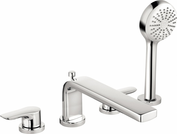 Смеситель Kludi Pure&Solid 344230575 на борт ванны фото 1