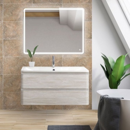 Тумба для комплекта BelBagno Albano 90 rovere vintage bianco фото 2