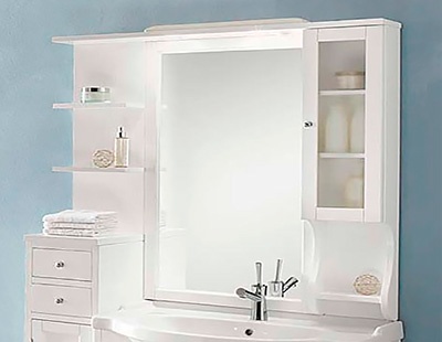 Мебель для ванной Eban Eleonora Modular 130 R белая фото 4