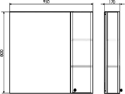 Мебель для ванной Comforty Амстердам 95 древесина фото 3