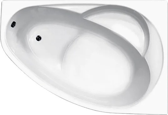 Акриловая ванна Vagnerplast Flora 150x100 R ультра-белая фото 1