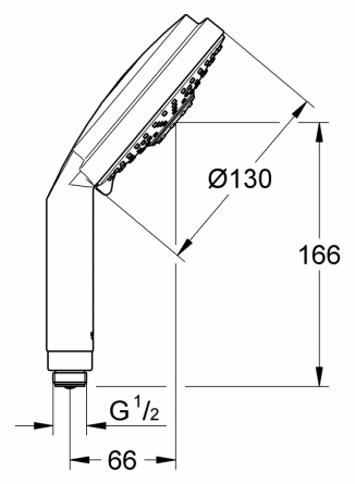 Душевая лейка Grohe Rainshower Cosmopolitan 130 фото 5