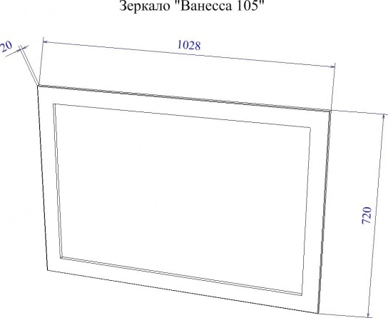 Мебель для ванной Sanflor Ванесса 105 напольная, белая фото 8