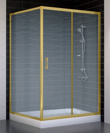 Душевой уголок Vegas Glass ZP+ZPV 120*100 09 02 стекло шиншилла, 120x100 фото 1