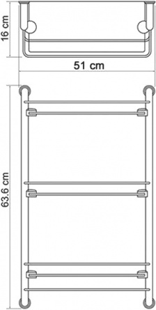 Полка Wasserkraft K-2033 фото 3
