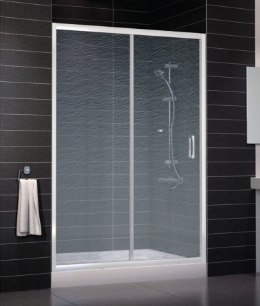 Душевая дверь в нишу Vegas Glass ZP 0135 01 02 стекло шиншилла, 135 фото 1