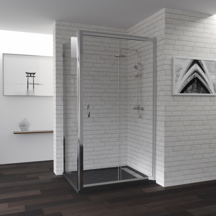 Душевой уголок RGW Passage PA-45 1400x800x1850 профиль хром, стекло чистое фото 1