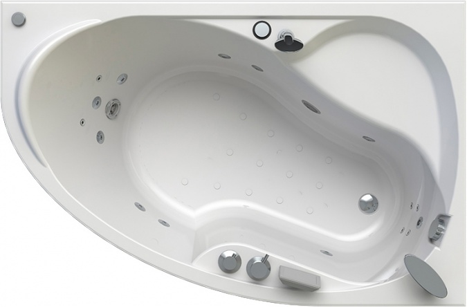 Акриловая ванна Radomir Амелия Специальный Chrome 160x105 правая фото 1