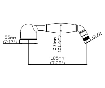 Смеситель Seaman Eco Koblenz SSN-2368D для ванны с душем фото 4