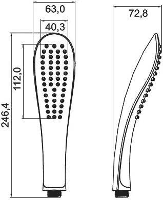 Душевая лейка Iddis 0201F00I18 фото 6