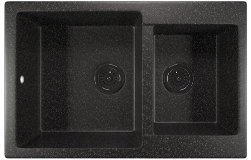 Мойка кухонная Mixline ML-GM30 (308) черная фото 1