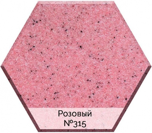 Смеситель AquaGranitEx C-4040 для кухонной мойки, розовый фото 2