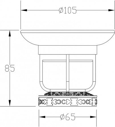 Мыльница Zorg Antic AZR 23 BR фото 2