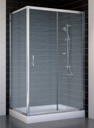 Душевой уголок Vegas Glass ZP+ZPV 110*70 08 02 стекло шиншилла, 110x70 фото 1