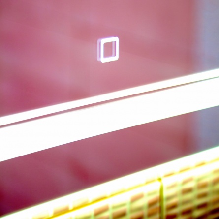 Зеркало Бриклаер Эстель-1 100 с подсветкой, сенсор на зеркале фото 4