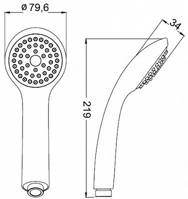 Душевая лейка Iddis A11011 фото 4