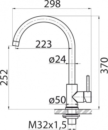 Смеситель BelBagno BB-LAM03-IN для кухонной мойки фото 2