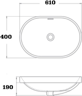 Раковина Mira MR-6140C фото 4