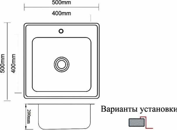 Мойка кухонная Zorg Inox Pvd SZR-5050 bronze фото 2