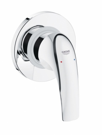 Готовый комплект для гигиенического душа GROHE BauCurve, встраиваемый смеситель, гигиенический душ со шлангом и держателем фото 2