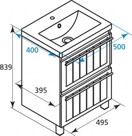 Тумба с раковиной  фото 6