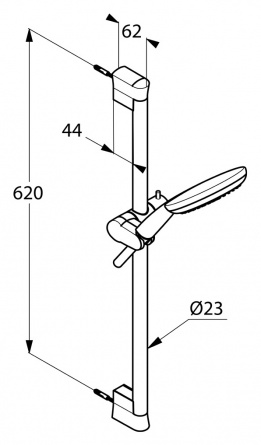 Душевой гарнитур Kludi Freshline фото 6