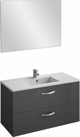 Мебель для ванной Jacob Delafon Ola 100 серый антрацит фото 1