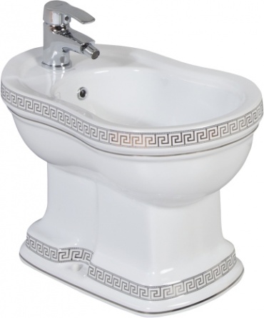 Биде напольное Creavit Klasik KL500-OX версаче хром фото 1