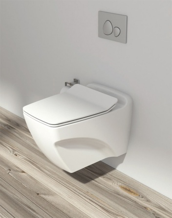 Кнопка смыва Creavit Spa GP7002.00 серый матовый фото 2