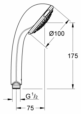 Душевая лейка Grohe Relexa Trio фото 3