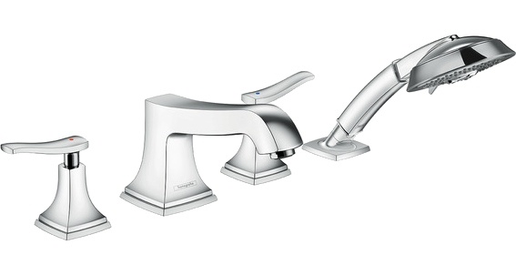 Смеситель Hansgrohe Metropol Classic 31441000 на борт ванны фото 1