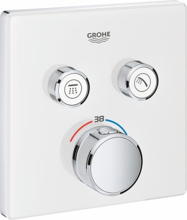 Термостат Grohe Grohtherm SmartControl 29156LS0 для ванны с душем, moon white фото 1