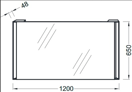 Зеркало Jacob Delafon Reve 120 фото 3