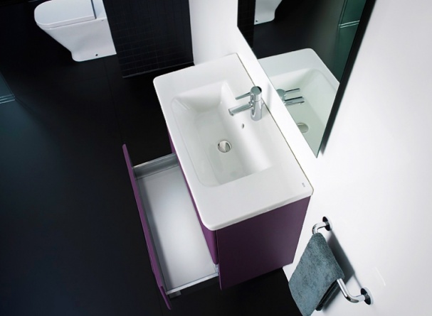 Мебель для ванной Roca Gap 70 фиолетовая фото 6