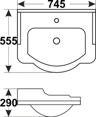 Раковина Melana MLN-8070E фото 4