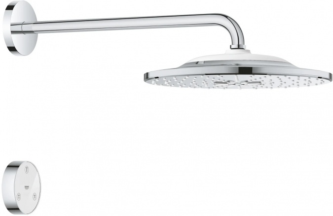 Верхний душ Grohe Rainshower 310 SmartConnect 26640000 с пультом дистанционного управления фото 1