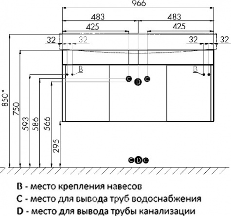 Тумба с раковиной  фото 8