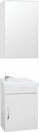 Мебель для ванной Style Line Эко Стандарт №1 40 подвесная, белая фото 1