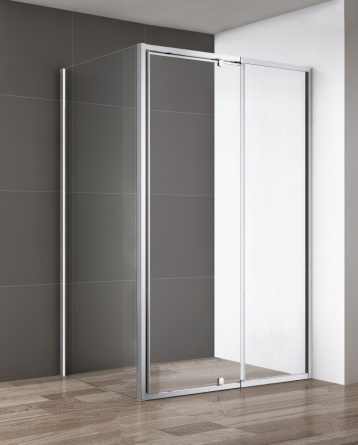 Душевая дверь в нишу Cezares Variante B 1 120/130 C Cr фото 3