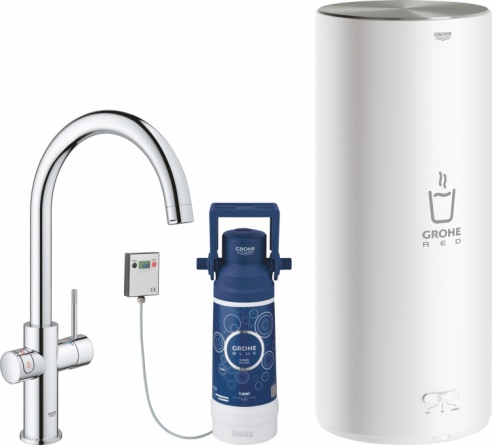 Смеситель Grohe Red II Duo 30079001 для кухонной мойки, с водонагревателем фото 1
