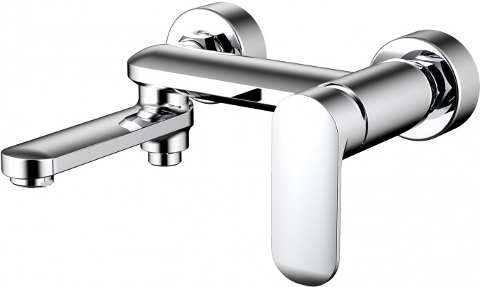 Смеситель Bravat Opal F6125183CP-01-RUS для ванны с душем фото 1