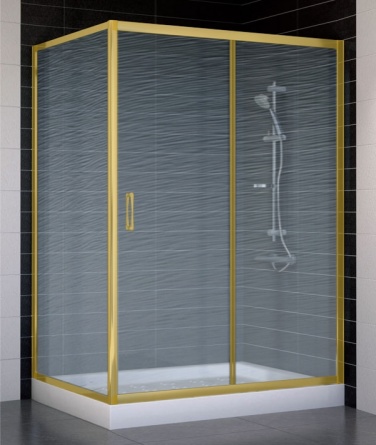 Душевой уголок Vegas Glass ZP+ZPV 130*90 09 02 стекло шиншилла, 130x90 фото 1