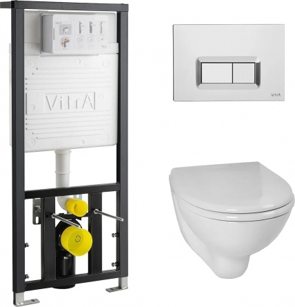 Комплект VitrA Arkitekt 9005B003-7211 кнопка хром фото 1