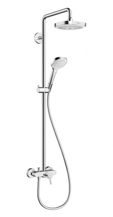Душевая стойка Hansgrohe Croma Select E 180  с однорычажным смесителем фото 1