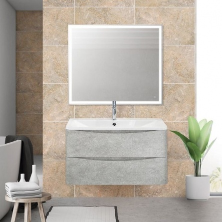 Мебель для ванной BelBagno Acqua 80 cemento verona grigio фото 1